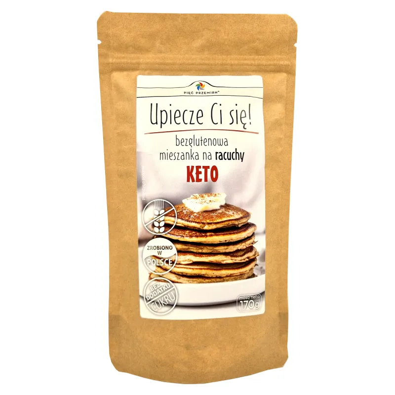 Mieszanka do Wypieku Racuchów KETO 170 g | Bezglutenowa | PIĘĆ PRZEMIAN