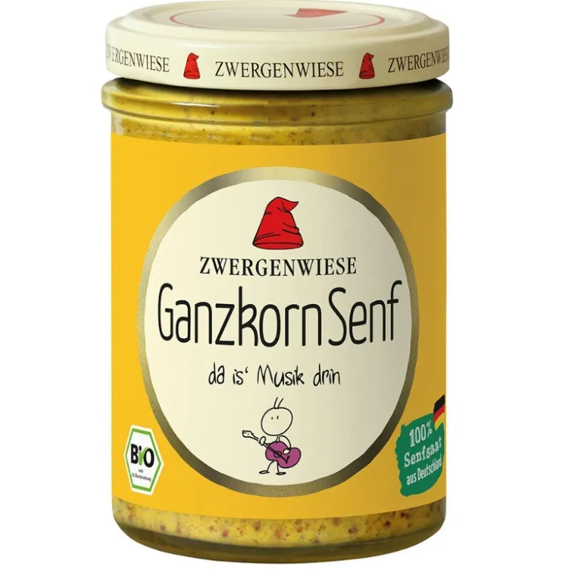 Musztarda Francuska BIO 160 ml – Bezglutenowa, Wegańska