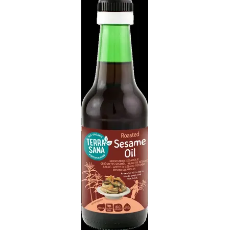 Olej Sezamowy BIO 250 ml | BEZGLUTENOWY | WEGAŃSKI | TERRASANA