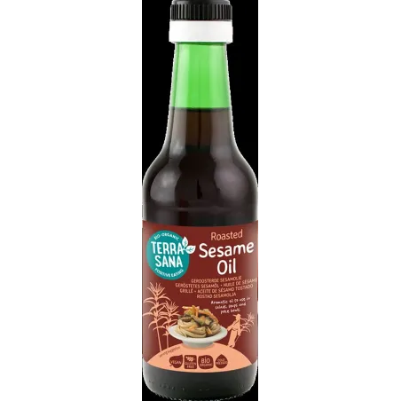 Olej Sezamowy BIO 250 ml | BEZGLUTENOWY | WEGAŃSKI | TERRASANA