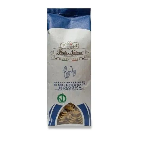 Makaron Ryżowy Razowy Fusilli BIO 250 g | BEZGLUTENOWY | PASTA NATURA