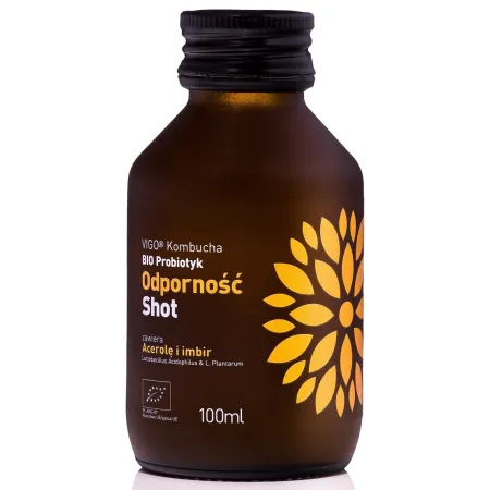 Shot Kombucha Probiotyk Odporność BIO 100 ml | BEZGLUTENOWY | VIGO