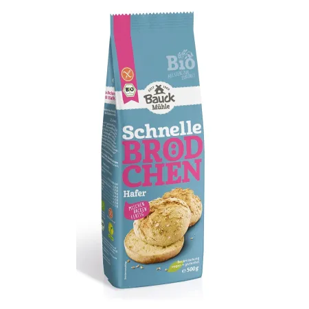 Mieszanka do wypieku bułek | BIO | Bezglutenowa | 500 g | Bauck Hof