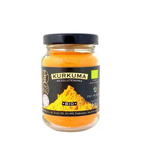Kurkuma mielona | BIO | Bezglutenowa | 100 g | Pięć Przemian
