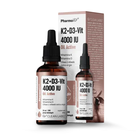 Witamina K2 + D3 w kroplach – zdrowe kości i odporność