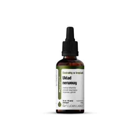Ekstrakty w kroplach na układ nerwowy 30 ml – Pharmovit