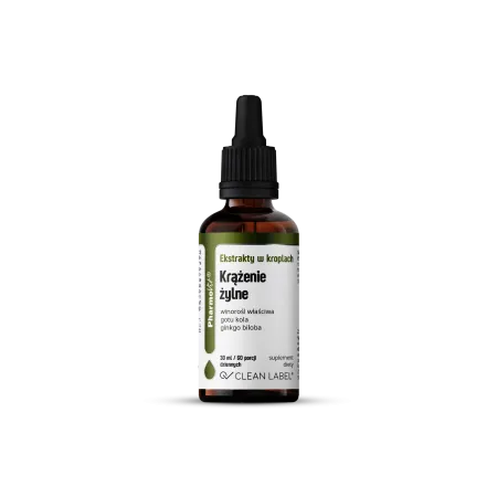 Ekstrakty w kroplach na krążenie żylne 30 ml – Pharmovit