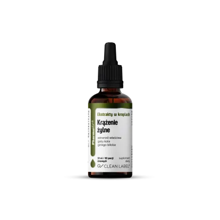 Ekstrakty w kroplach na krążenie żylne 30 ml – Pharmovit