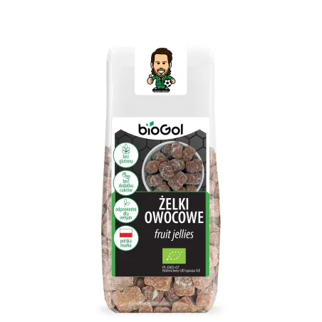 Żelki owocowe BIO 90 g – bez cukru i glutenu | BIOGOL