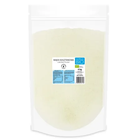 Mąka kasztanowa BIO 4 kg – bezglutenowa i ekologiczna | Horeca
