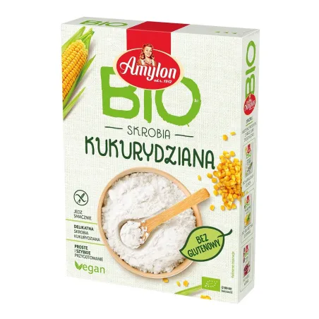 Skrobia kukurydziana BIO 200 g – bezglutenowy zagęstnik | Amylon