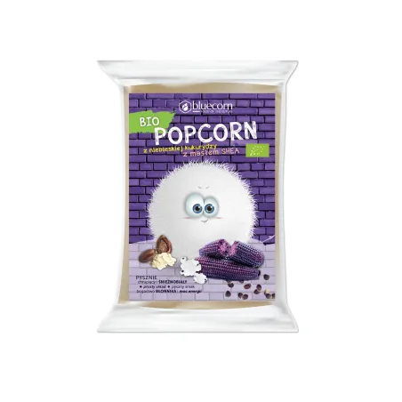 Popcorn z niebieskiej kukurydzy BIO 100 g – bezglutenowy, ekologiczny | Bluecorn