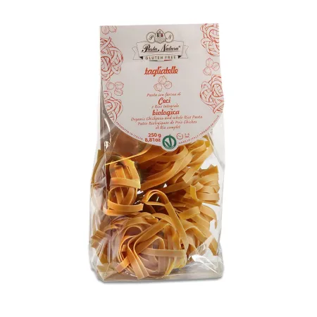 Makaron tagliatelle BIO 250 g – bezglutenowy, ciecierzyca i brązowy ryż | Pasta Natura