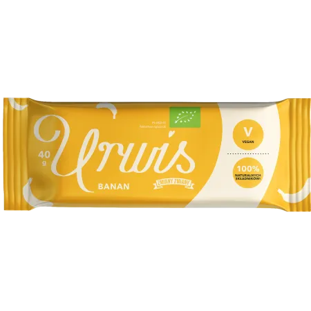 Baton bakaliowy z bananami BIO 40 g – bezglutenowy, RAW | Zmiany Zmiany