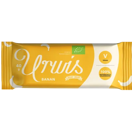 Baton bakaliowy z bananami BIO 40 g – bezglutenowy, RAW | Zmiany Zmiany