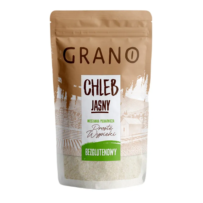 Mieszanka do chleba jasnego 500 g – bezglutenowa, wegańska | Grano