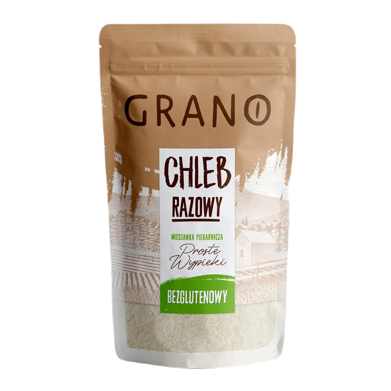 Mieszanka do chleba razowego 500 g – bezglutenowa, wegańska | Grano