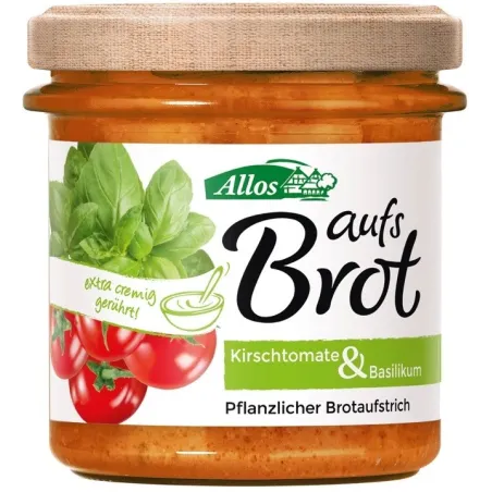 Pasta pomidorowa z bazylią BIO 140 g – bezglutenowa | Allos