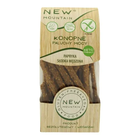 Paluchy Mocy Konopne Bezglutenowe 200 g - Naturalna Przekąska