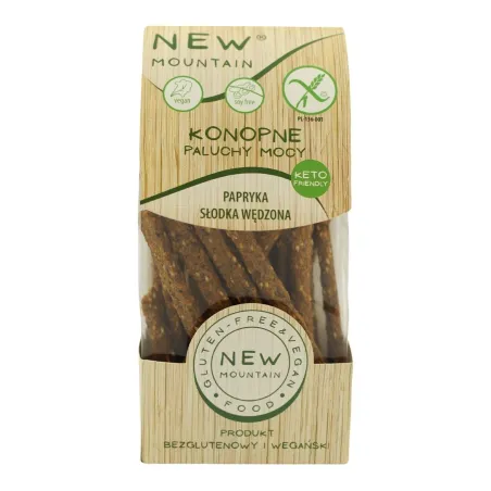 Paluchy Mocy Konopne Bezglutenowe 200 g - Naturalna Przekąska