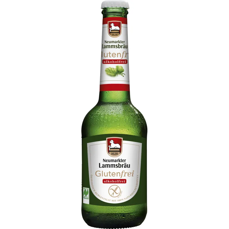Piwo Bezglutenowe Bezalkoholowe BIO 330 ml - Neumarkter Lammsbrau