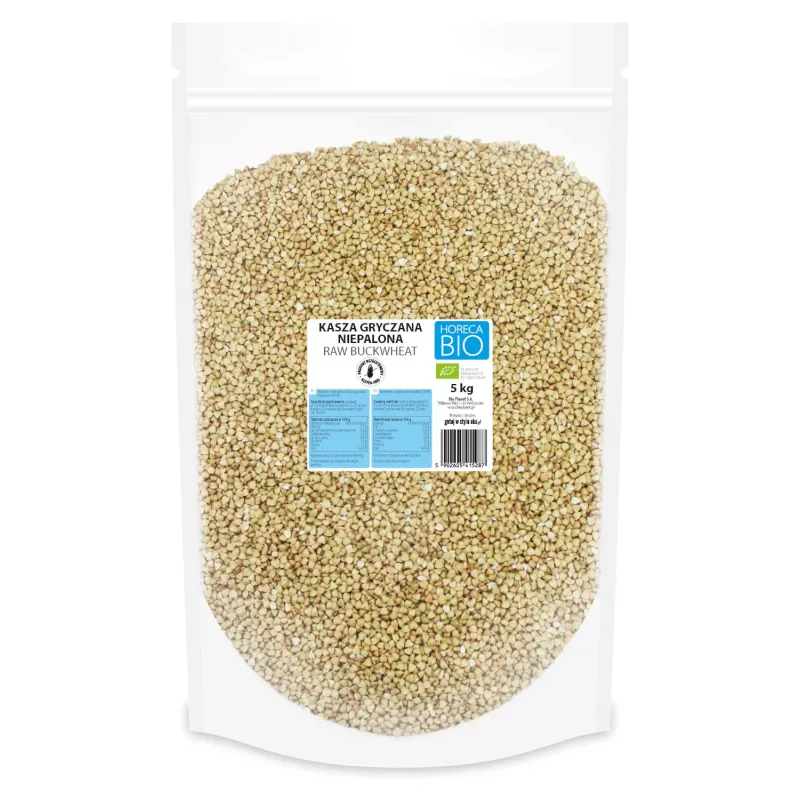 Kasza Gryczana Niepalona Bezglutenowa BIO 5 kg - HORECA