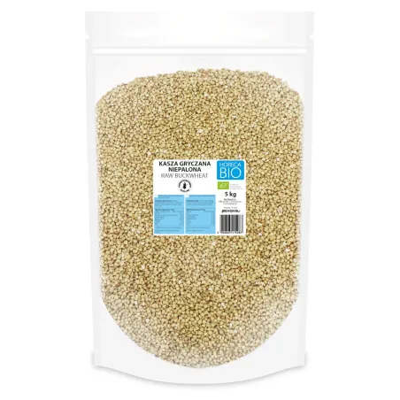 Kasza Gryczana Niepalona Bezglutenowa BIO 5 kg - HORECA