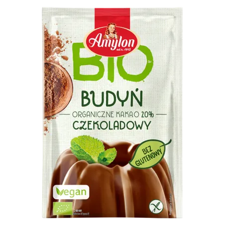 Budyń Czekoladowy Bezglutenowy BIO 40 g - Amylon