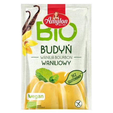 Budyń Waniliowy Bezglutenowy BIO 40 g - Amylon