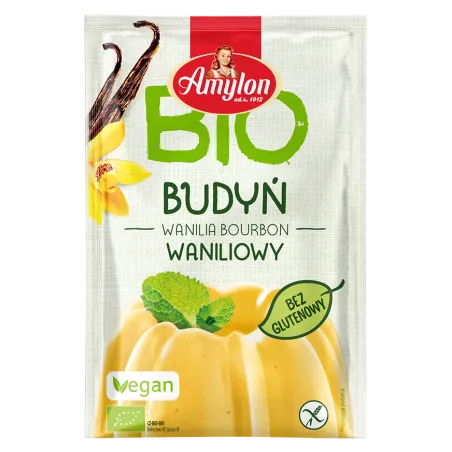 Budyń Waniliowy Bezglutenowy BIO 40 g - Amylon