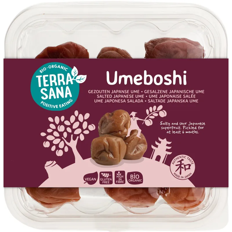 Umeboshi BIO 150 g – Kiszone morele japońskie Terrasana