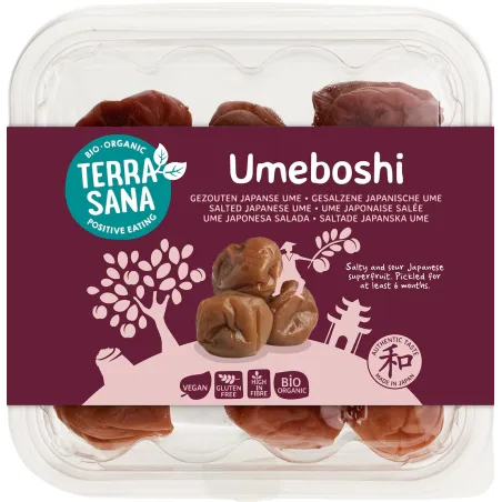 Umeboshi BIO 150 g – Kiszone morele japońskie Terrasana