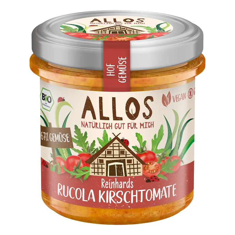 Pasta Warzywna z Pomidorami Cherry i Rukolą BIO 135 g - Bezglutenowa