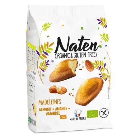 Ciastka z migdałami bezglutenowe BIO 180 g – Naten