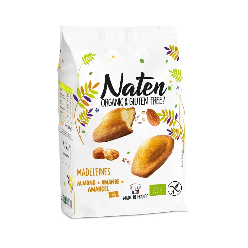 Ciastka z migdałami bezglutenowe BIO 180 g – Naten