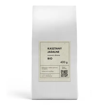 Kasztany jadalne suszone BIO 400 g – The Planet