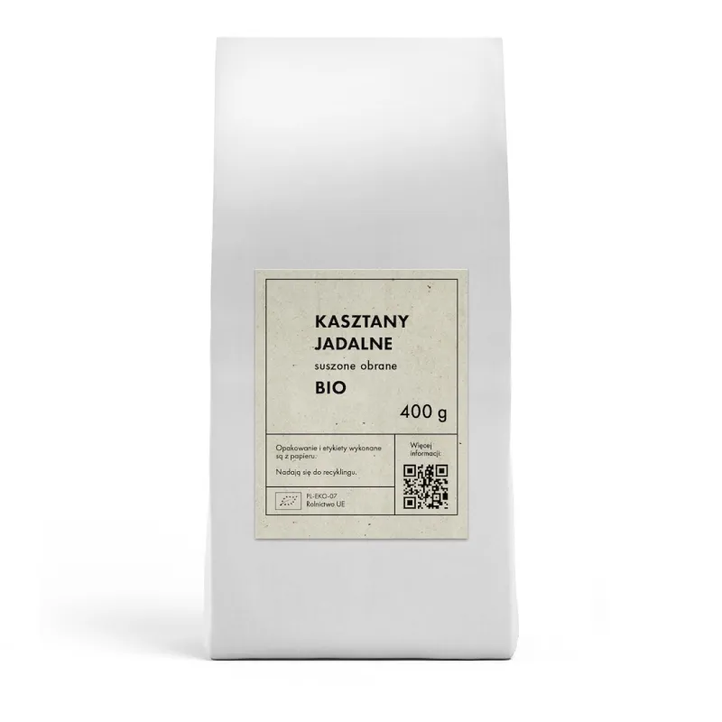 Kasztany jadalne suszone BIO 400 g – The Planet