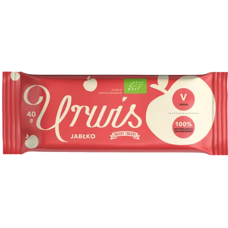 Baton bakaliowy z jabłkiem Urwis BIO bezglutenowy 40 g