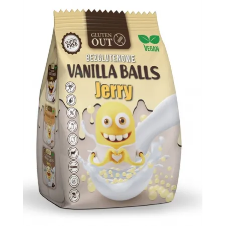 Kulki Kukurydziane Waniliowe Bezglutenowe 375g – Jerry Gluten Out