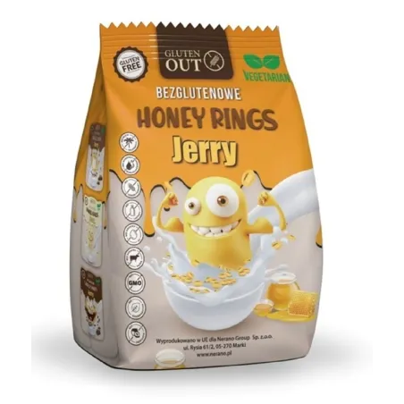 Kółka Zbożowe Miodowe Bezglutenowe 375 g | Jerry Gluten Out