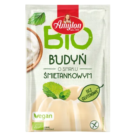 Budyń Śmietankowy Bezglutenowy BIO 40 g - Amylon