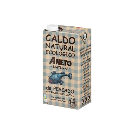 BULION RYBNY Z BIO WARZYWAMI W PŁYNIE BEZGLUTENOWY 1 L - ANETO NATURAL