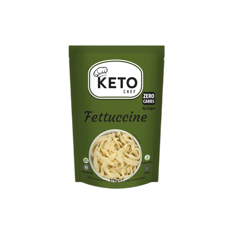 Makaron Konjac Fettuccine BIO 270 g – bezglutenowy, keto, wegański