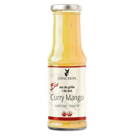 Sos Curry Mango BIO 210 ml – Wegański i Bezglutenowy