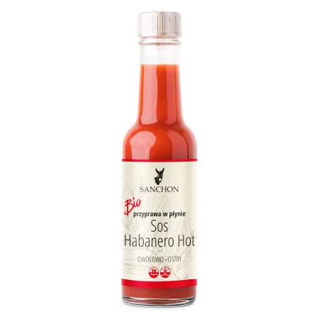 Przyprawa Habanero Hot BIO 140 ml – Wegańska i Bezglutenowa