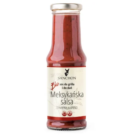 Sanchon Sos Meksykańska Salsa BIO 210 ml – Bezglutenowy i Wegański
