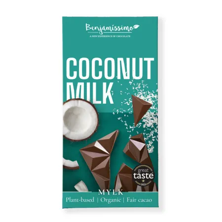 Czekolada Kokosowa BIO 60 g – Benjamissimo