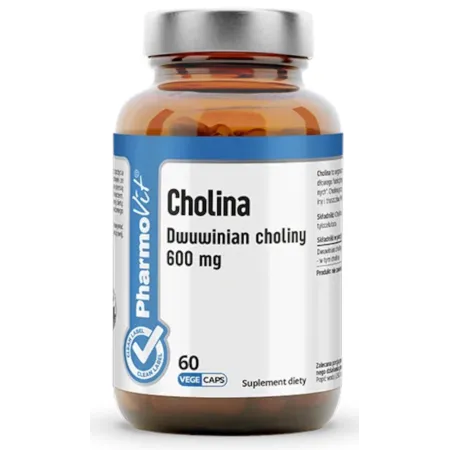 Cholina 600 mg – 60 kapsułek bezglutenowych