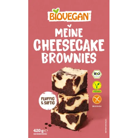 Biovegan Mieszanka na sernikobrownie bezglutenowa BIO 420 g