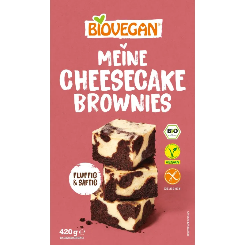 Biovegan Mieszanka na sernikobrownie bezglutenowa BIO 420 g